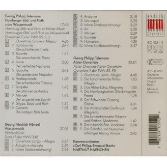 TELEMANN - Haenchen - Ouverture en do majeur TWV 55:C3 'Wassermusik'